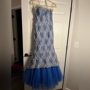 Tiffany Designs Blue Prom/Pageant Dress